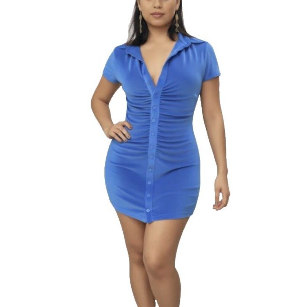 With Jean Alexa Dress in Electra Size Small